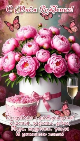 день рождения женщине цветы
