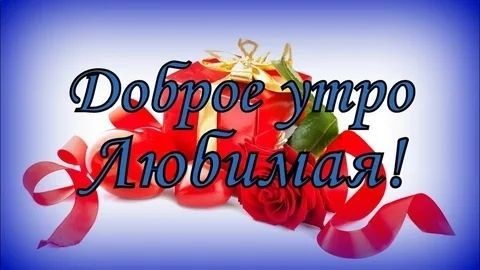 доброе утро любимая