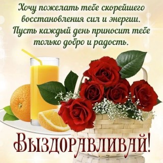 выздоравливай скорей