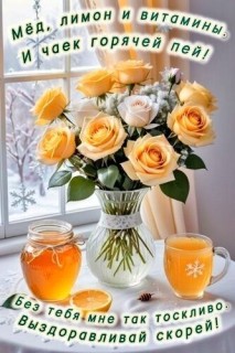 выздоравливай скорей